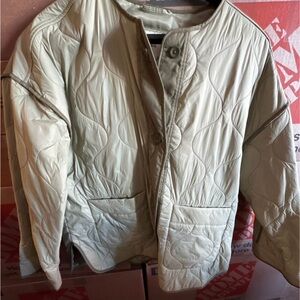 Women's Quilted Jacket - Light Green